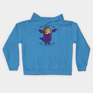 I’m a little seal girl. Kids Hoodie